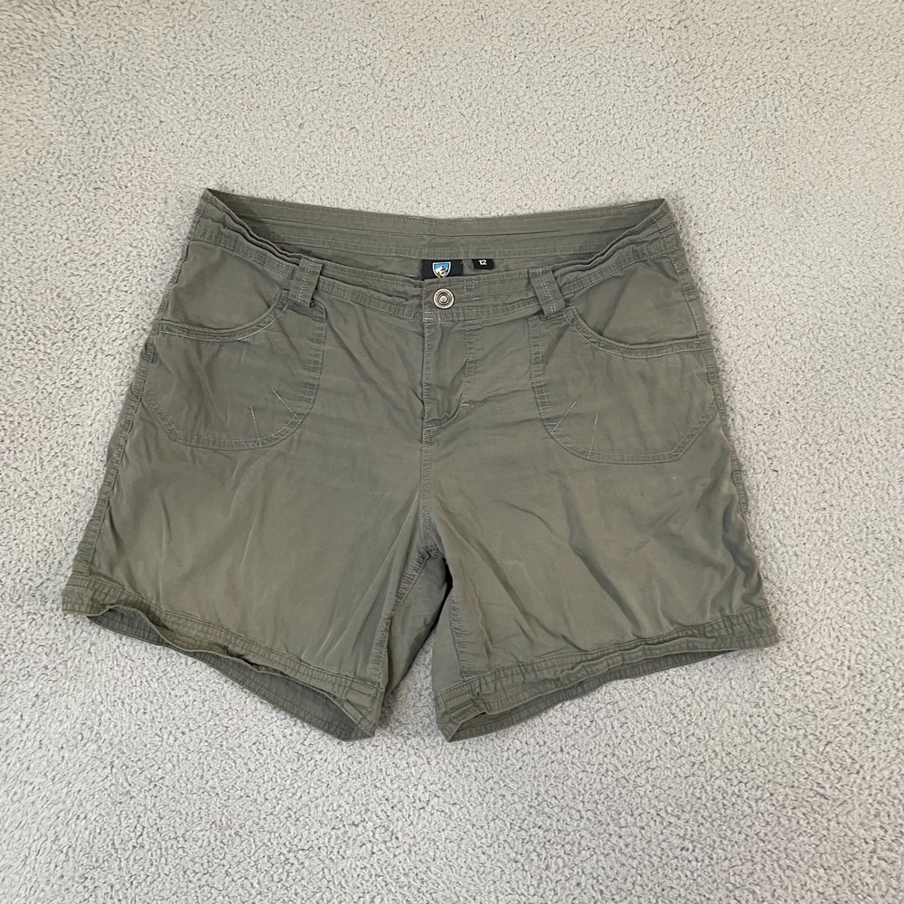 KÜHL Hiking Shorts Women 12 Gray Outdoor Gorpcore